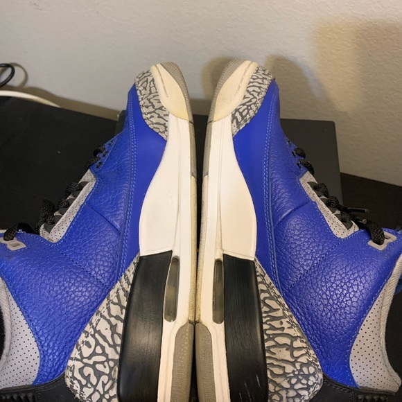 Nike Air Jordan 3 Retro Varsity Royal Cement size 8.5 CT8532-400 - Picture 7 of 9
